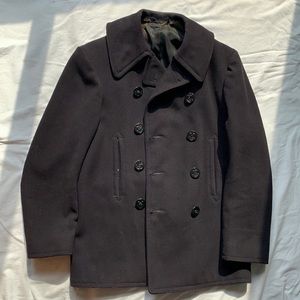 Vintage Genuine World War 2 U.S. Navy Wool Peacoat